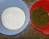Foto langkah ke 1 dari resep BURSUTANJO (bubur susu ketan kacangijo).
