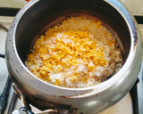 A picture of step 1 of Chakkara pongal 😋😋.