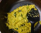 A picture of step 4 of Hariyali Green Chana Curry.