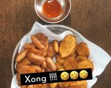 Hình bước làm 4 của món Bánh khoai lang, khoai mỡ chiên