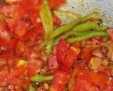 A picture of step 4 of Thotakura Tomato Curry.