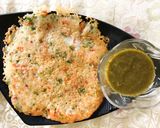 A picture of step 1 of Suji vegetable uttapam.