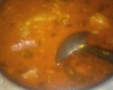 A picture of step 4 of Chat phata chana gosht.