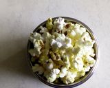 A picture of step 4 of Salty turmeric popcorn.