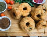 A picture of step 9 of Crispy potato donut.