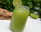A picture of step 2 of Cucumber lemonade🍹.