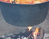 Töltött káposzta bográcsban recept fázis 5 fotója