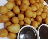 A picture of step 8 of Zalabia (Egyptian Donuts)👌.