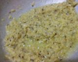 A picture of step 2 of Adrak lahsun ki sabzi punjabi style.