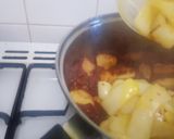 A picture of step 11 of Squid rings pillaw.