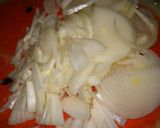 Foto del paso 6 de la receta: Rajas con pescado a la crema