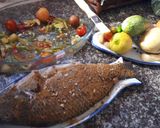 صورة لخطوة 2 من وصفة سمك دنيس مسحب مشوي