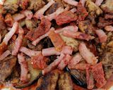 Foto del paso 15 de la receta: Pizza de pollo, berenjena y bacon