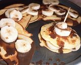 A picture of step 3 of Sweet vanilla pancakes.