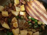 Bechamel based veggie chicken curry soup