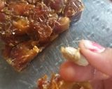 A picture of step 1 of Khajoor {dates} dry fruit roll without sugar.