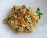 Foto del paso 2 de la receta: Arroz con calabaza y champiñones
