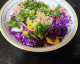 A picture of step 2 of Pink diet salad.
