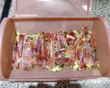 Foto del paso 3 de la receta: Tortilla de claras con berenjena, calabacín y jamón serrano
