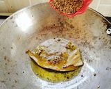 A picture of step 2 of Masaledar dahi (curd) bhindi.