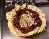 Une image de l'étape 9 de Salade multicolore de castelfranco aux tomates, carottes, jambon et chèvre frais.
