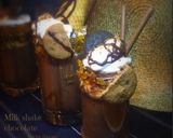 صورة لخطوة 2 من وصفة Milk shake hot chocolate شراب الشوكولا الساخن