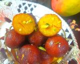 A picture of step 4 of Mango gulab jamun.