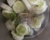 A picture of step 1 of Cucumber mint drink refreshing and tasteful summer specially.