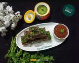 A picture of step 8 of Ragi Flour Dhokla.