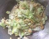 Stir fry cabbage with egg recipe step 2 photo