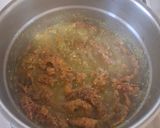 A picture of step 2 of Chicharrón with Nopales in Green Salsa.