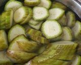 Hình bước làm 1 của món Canh chuối xanh nấu tôm