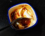A picture of step 1 of Schezwan mayo dip.