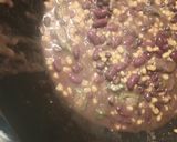 A picture of step 3 of Beef, Okra, and Beans.