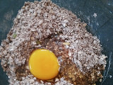 Masa de tarta salada de avena y harina de algarroba