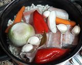 Foto del paso 5 de la receta: Alubias blancas con ventresca de aguja pala marinada