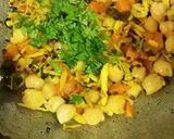 A picture of step 3 of Kabuli Chana Sundal.