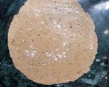 A picture of step 3 of Mint paratha.