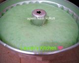 Foto langkah ke 6 dari resep Apem Nasi (Pandan) kukus simple.