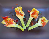 Foto del paso 7 de la receta: Alcachofas con jamón serrano y vinagreta