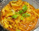 A picture of step 7 of Fenugreek Seeds and Papad Sabji - Healthy Jain Recipe.