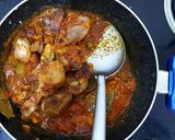 A picture of step 6 of Chicken kadhai.