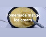 होममेड मैंगो आइसक्रीम (Homemade mango ice cream recipe in hindi) रेसिपी चरण 5 फोटो
