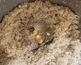 A picture of step 1 of Makhana Kheer.