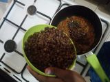 Lentils in coconut sauce