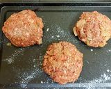 A picture of step 3 of Homemade Beef Burgers 🍔.