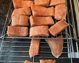 A picture of step 3 of Smoked Salmon on a BBQ.