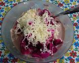 Foto langkah ke 4 dari resep Oat Buah Naga dan Pisang.