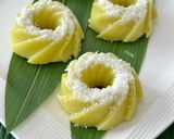 صورة لخطوة 10 من وصفة كيك بجوز الهند والباندان 🥥💚