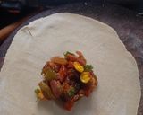 A picture of step 3 of Chinese Paratha.